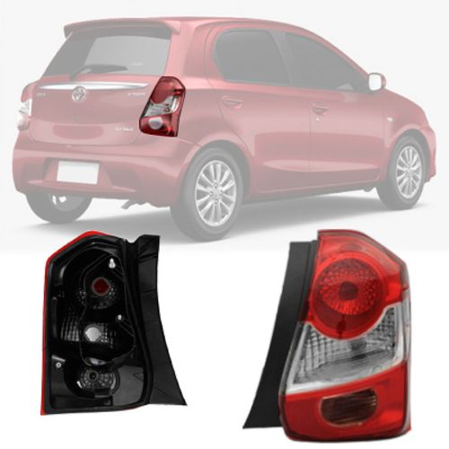LANTERNA TRASEIRA ETIOS HATCH 2012 A 2022 LADO DIREITO RE ROSA FITAM