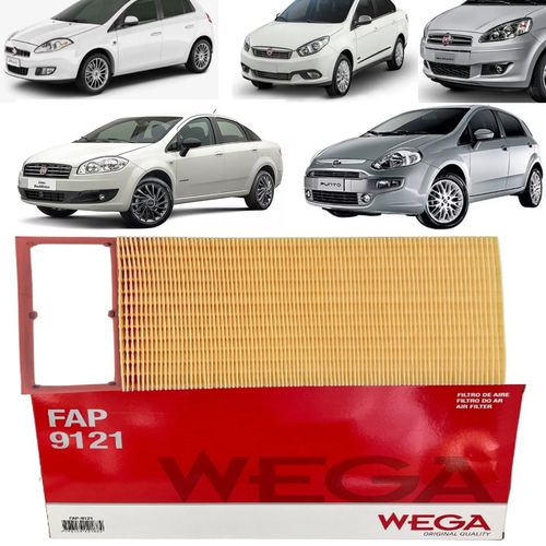 FILTRO DO AR PALIO FLEX 1.6 2012 A 2022 GRAND SIENA FLEX 1.6 2012 WEGA