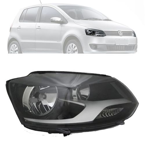 FAROL ORIGINAL FOX CROSSFOX SPACE 2011 A 2014 LADO DIREITO FUME ARTEB