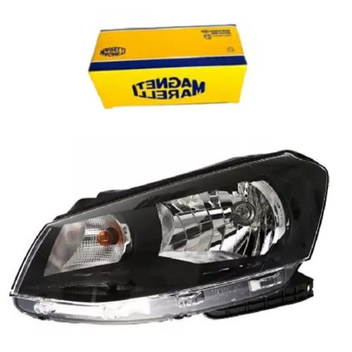 FAROL ORIGINAL GOL SAVEIRO VOYAGE G6 2013 A 2016 LADO ESQUERDO FOCO SIMPLES MAGNETI MARELLI