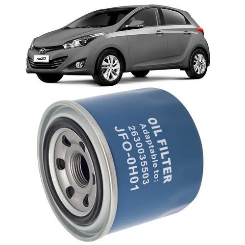 FILTRO DE OLEO CRETA 1.6 2.0 2017 A 2022 HB20 1.6 2012 A 2019 TUCSON 2004 A 2022 MANUAL E AUTOMATICO WEGA