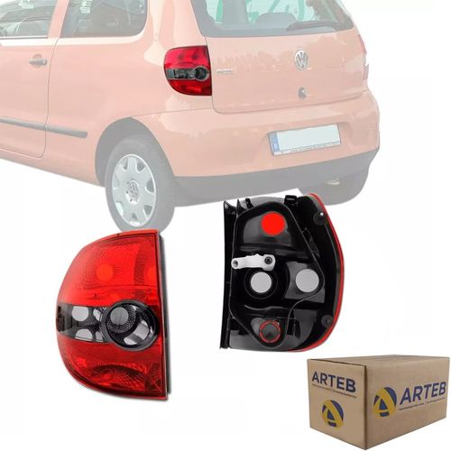 LANTERNA TRASEIRA FOX CROSSFOX ORIGINAL 2004 A 2010 FUME ESQ ARTEB
