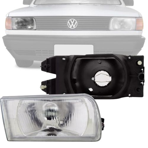 FAROL ORIGINAL GOL PARATI SAVEIRO VOYAGE 1991 A 1994 LADO DIREITO CROMADO ARTEB