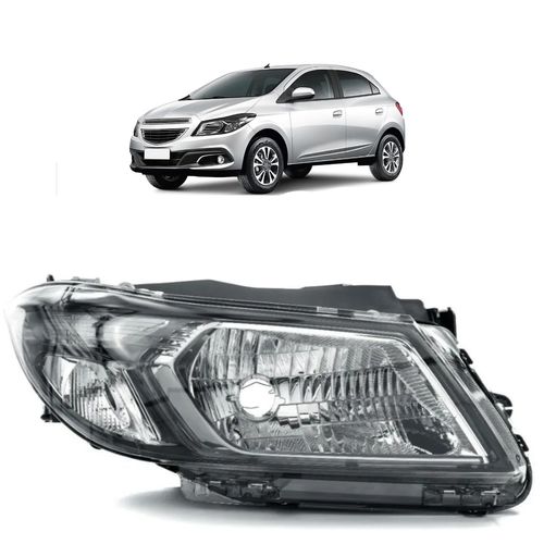 FAROL ONIX PRISMA 2012 A 2016 LADO DIREITO FUME IMPORTADO