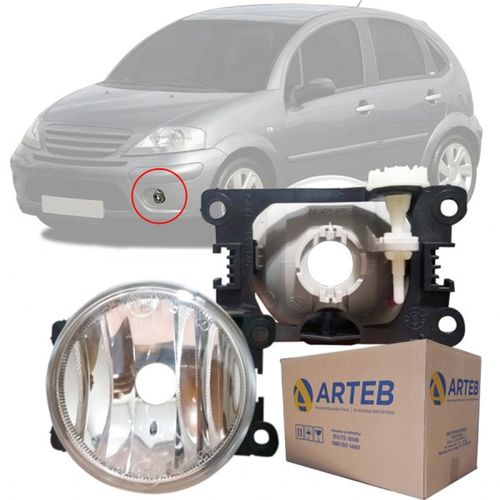 FAROL AUXILIAR DE MILHA ORIGINAL CITROEN C3 C4 C5 PICASSO ARTEB