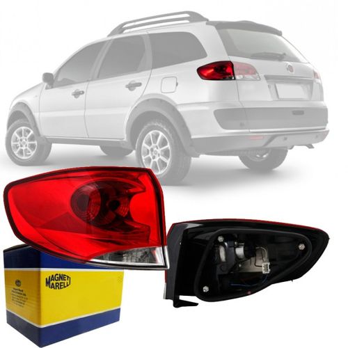 LANTERNA TRASEIRA ORIGINAL PALIO WEEKEND LOCKER 2008 A 2012 LADO ESQUERDO CANTO MAGNETI MARELLI