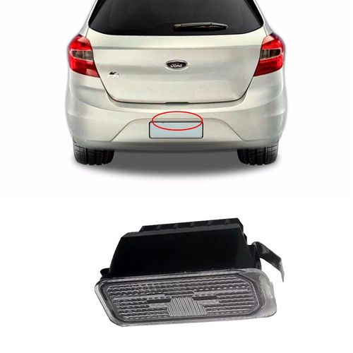LANTERNA DE PLACA ECOSPORT KA NEW FIESTA SEM SOQUETE DSC