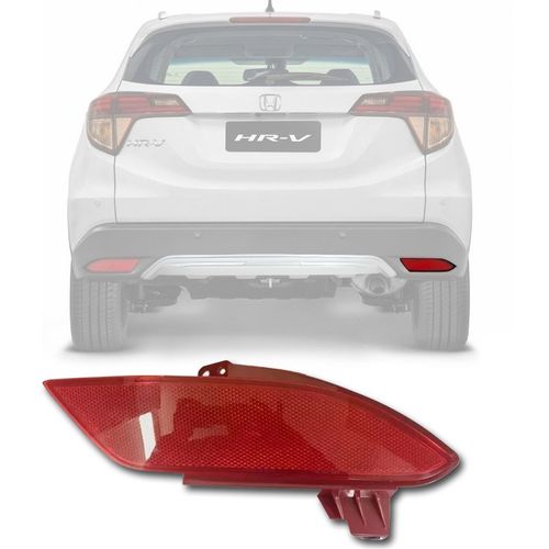 OLHO DE GATO REFLETOR DO PARACHOQUE TRASEIRO HRV 2015 A 2021 LADO DIREITO DSC