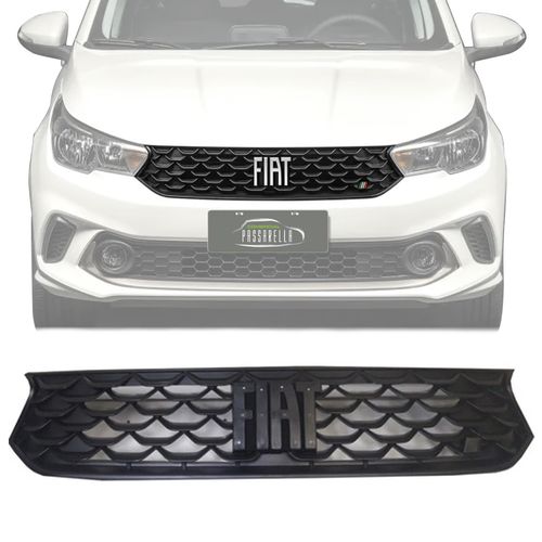 GRADE DO RADIADOR ORIGINAL ARGO 2021 A 2022 PRETO TEXTURIZADO FIAT