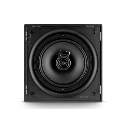 ARANDELA 6" QUADRADA COAXIAL 50W PRETO FRAHM