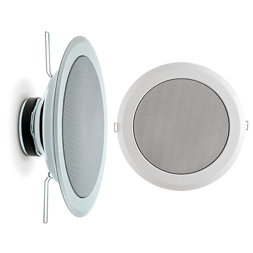 ARANDELA 6" COAXIAL METAL 25W BRANCO FRAHM