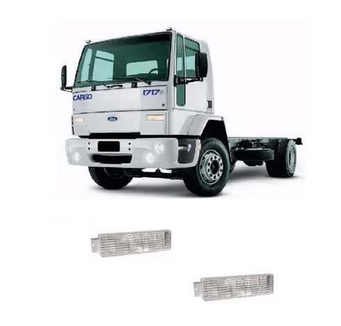 Lanterna Dianteira Direcional Lado Esquerdo Cristal FORD CARGO GF0187 ECR
