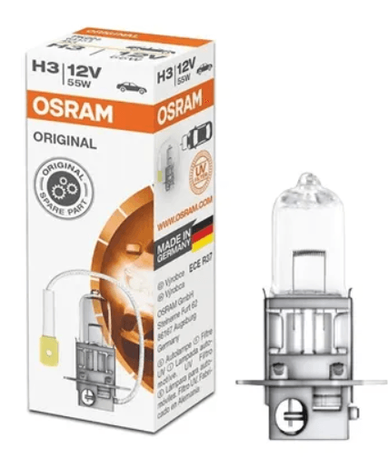 Lâmpada H3 Osram 12v 55w Farol Original Made In Germany 64151