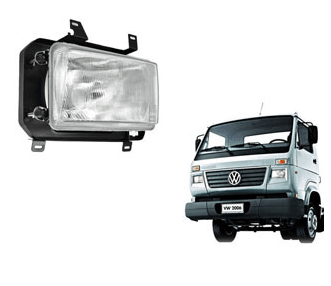 Farol Dianteiro Lado Esquerdo H4 CAMINHAO VW LEVE MODERNO 2000> NINO FARÓIS F133C