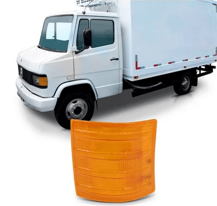 Lanterna Direcional Frontal Lado Esquerdo Amarela MBB 709 / 712 GF 0175E AM