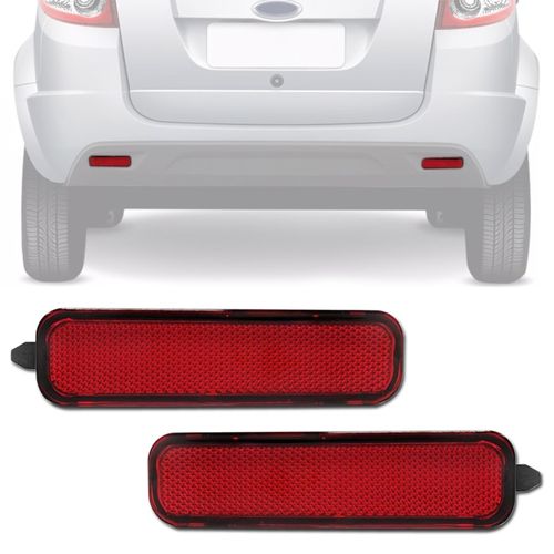 PAR LANTERNA REFLETOR PARACHOQUE FORD KA 2012 E 2013
