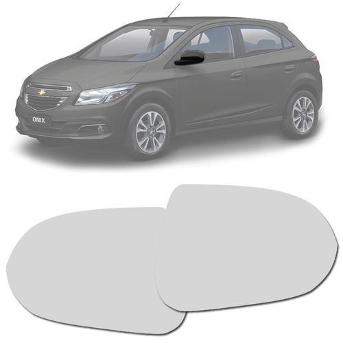 PAR LENTE RETROVISOR ONIX PRISMA 12 13 14 15 2016 2017 2018