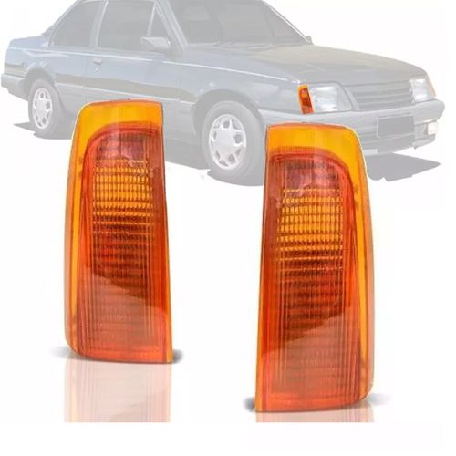 PAR LANTERNA DIANTEIRA MONZA 1988 1989 1990 LARANJA