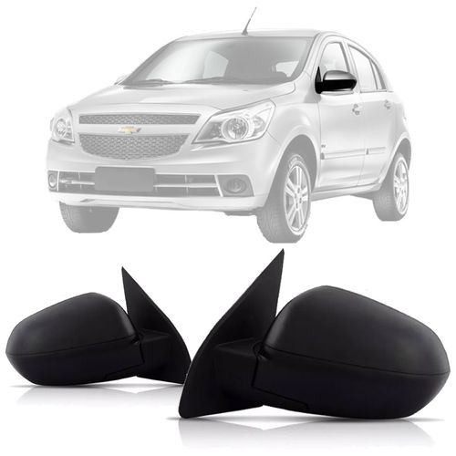 PAR RETROVISOR AGILE MONTANA 2009 A 2014 COM CONTROLE MANUAL