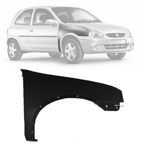PARALAMA CORSA HATCH SEDAN WAGON PICKUP CLASSIC 1996 A 2010 LADO DIREITO PARA PINTURA IGP
