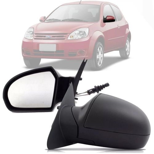 RETROVISOR FORD KA 2008 A 2014 LADO ESQUERDO REGULADOR MANUAL RETROVEX