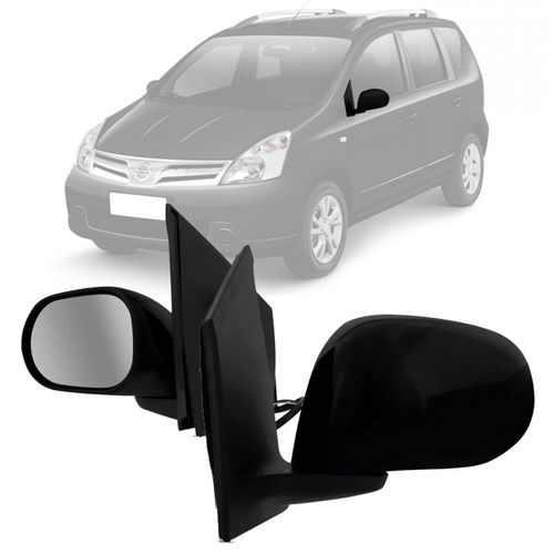 RETROVISOR LIVINA 2009 A 2014 LADO ESQUERDO REGULADOR ELETRICO RETROVEX