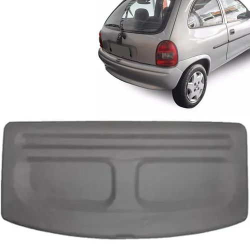 TAMPAO BAGAGITO PORTA MALA CORSA 2 PORTAS 1996 A 2001 CINZA ACARPETADO PLASTIRON