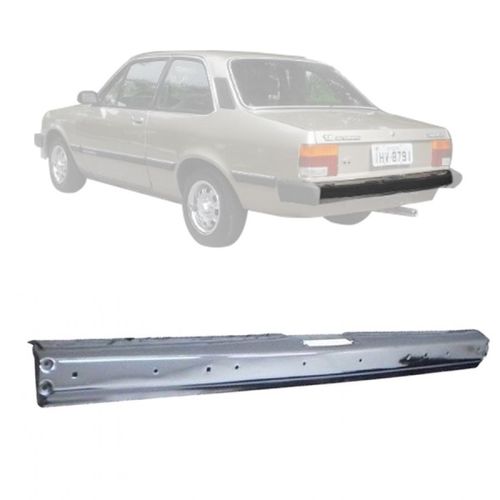 PARACHOQUE TRASEIRO CHEVETTE 1983 A 1986 CROMADO PLASTIRON