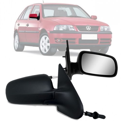 RETROVISOR GOL PARATI SAVEIRO G3 2000 A 2005 G4 2006 A 2014 4 PORTAS LADO DIREITO REGULADOR REGULADOR MANUAL RETROVEX