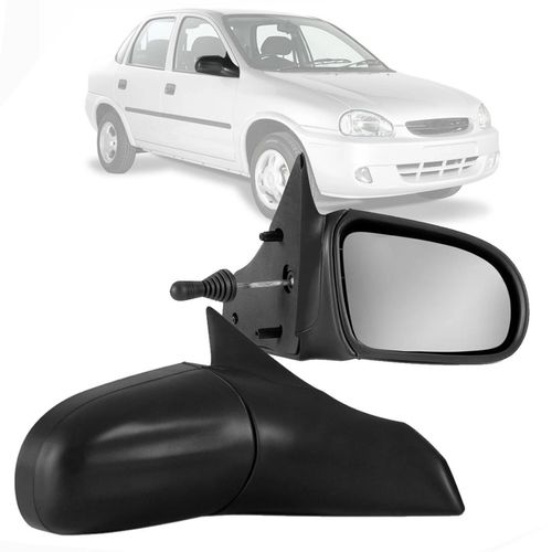 RETROVISOR CORSA CLASSIC LS HATCH PICKUP SEDAN WAGON 1994 A 2015 LADO DIREITO REGULADOR MANUAL RETROVEX