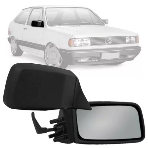 RETROVISOR GOL PARATI SAVEIRO QUADRADO 1987 A 1994 LADO DIREITO REGULADOR MANUAL RETROVEX