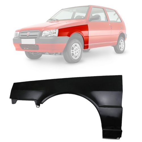 PARALAMA UNO MILLE FIORINO 2004 A 2010 LADO ESQUERDO PARA PINTURA CENTAURO