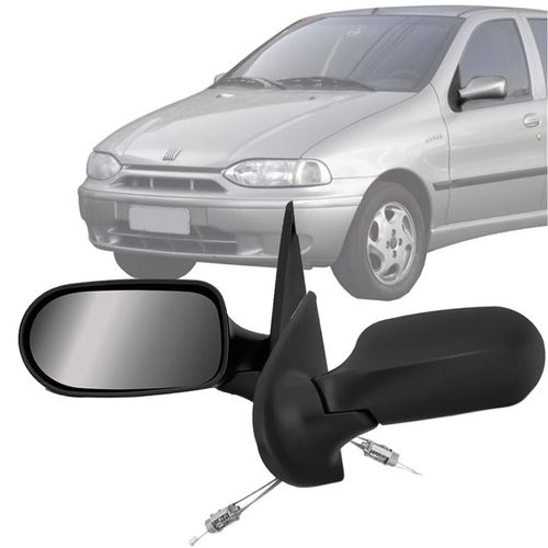 RETROVISOR PALIO STRADA FIRE 2001 A 2007 2 PORTAS LADO ESQUERDO REGULADOR MANUAL RETROVEX