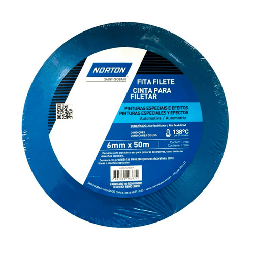 Fita Filete Azul 6x50m
