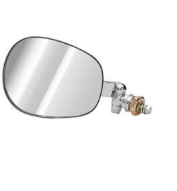 Retrovisor VRT Raquete Universal Fusca Brasilia Lado Direito Cromado 1967 em diante Retrovex RX6630