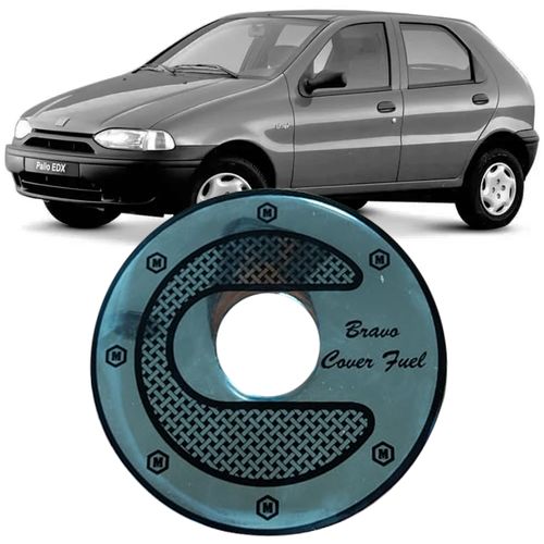 ADESIVO RESINADO COVER FUEL DA TAMPA DO TANQUE DE COMBUSTÍVEL PALIO SIENA 1996 A 1999 MARÇON