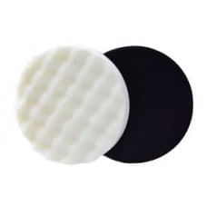 Boina De Espuma Ondulada com Velcro 3 Polegadas Branca Lazzuril