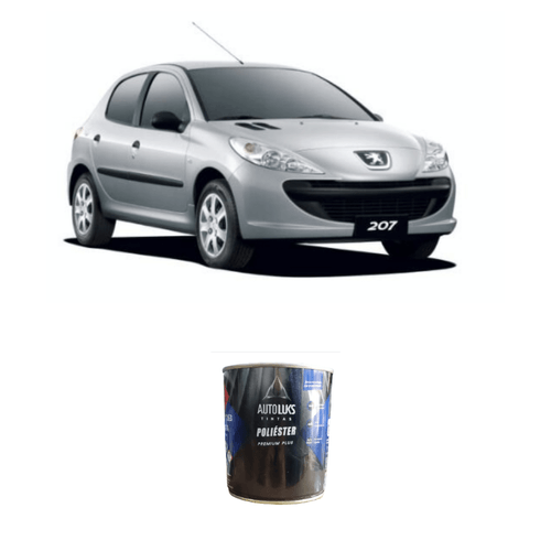 Tinta Poliester Gris Aluminium Peugeot 0,9L Autoluks