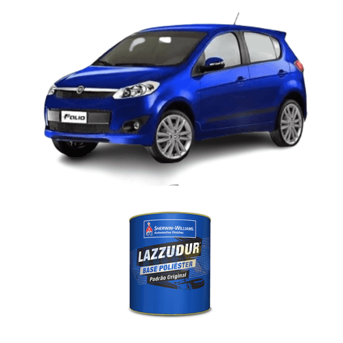 Tinta Poliester Azul Masserati FIAT 0,9L