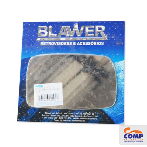 Lente Espelho de Retrovisor Direito Polo Classic 1997 até 1999 Blawer 1011 - D Lado Passageiro