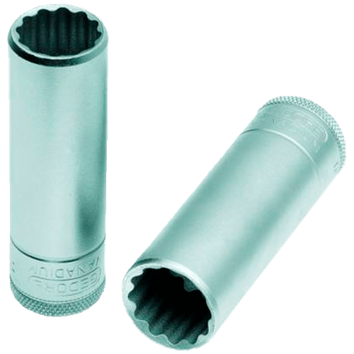 Soquete Estriado Longo 1/2"" D19l-13mm Gedore