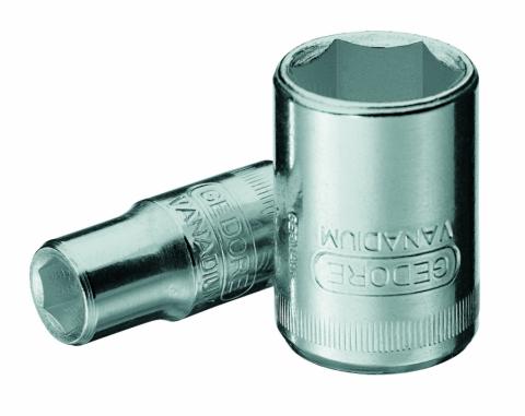 Soquete Sextavado 1/4""MM Gedore