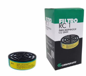 Filtro Para Máscara De Respirar RC1 Carbografite