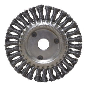 Escova De Aço Circular Trançada 06""x1/2x7/8"" Carbografite