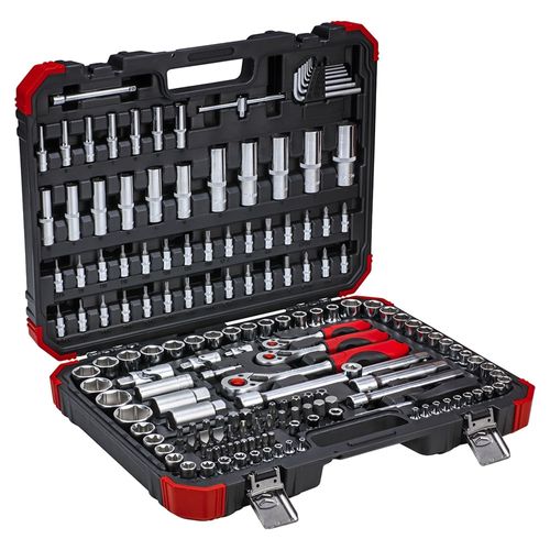 Jogo D Soquetes 1/4″ + 3/8″ + 1/2″ Sextavados, 172 peças Gedore