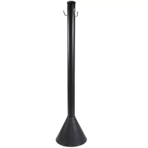 Pedestal Pvc Preto Com Gancho CG-90 Carbografite