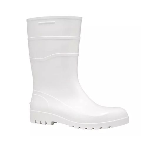 Bota de PVC 28cm com Forro N41 Branco CA37456 Bracol