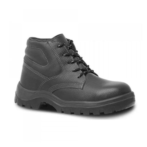Bota Vaqueta Bico Plástico com Cadarço N44 Preto CA32642 Bracol