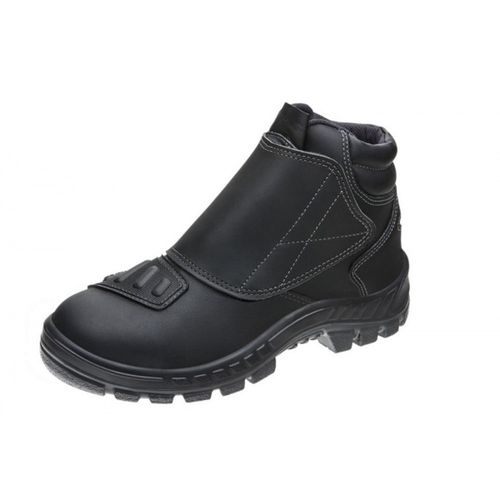 Bota Motociclista de Couro com Velcro N42 Preto CA42860 Marluvas