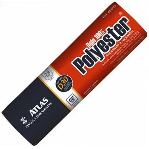 Rolo Para Pintura 23cm Espuma Poliester Sem Suporte Atlas